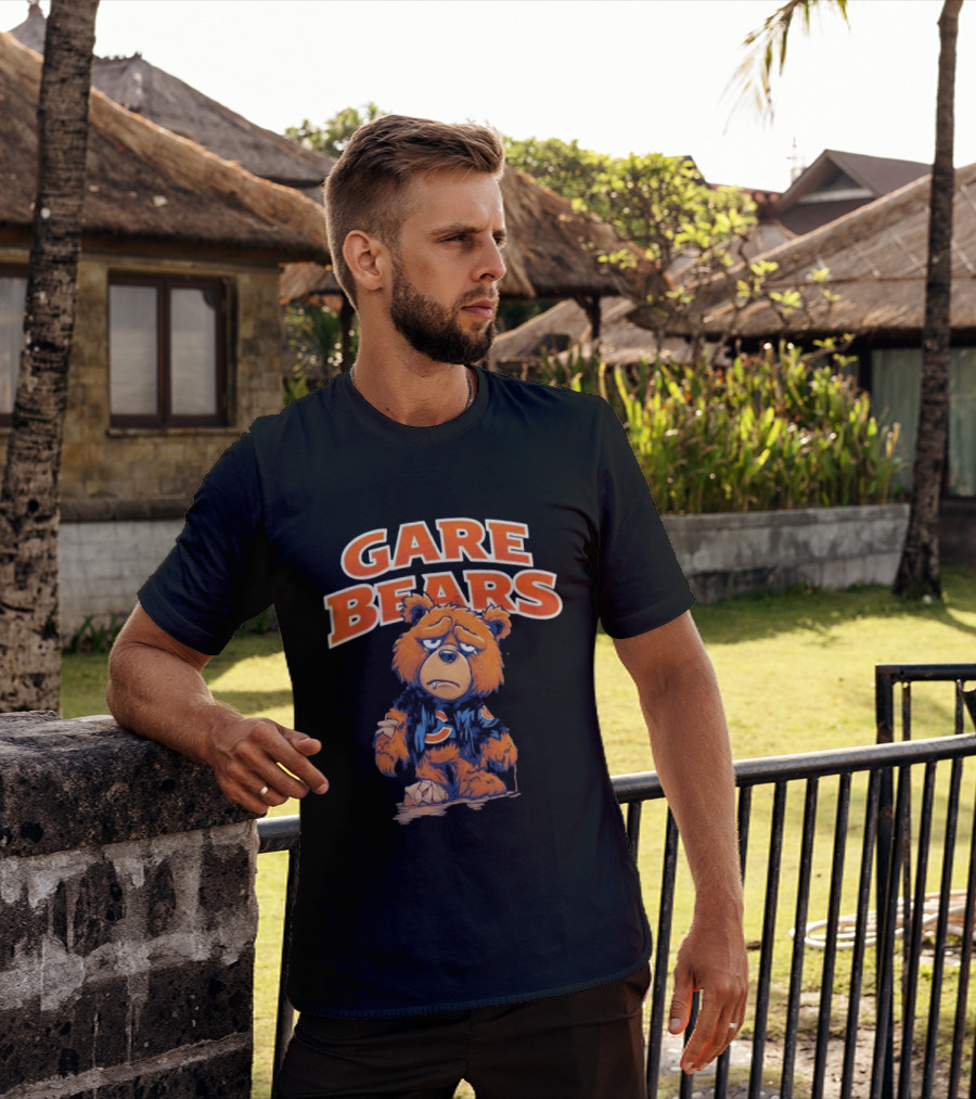 Gare Bears Sad Bear Chicago Bears Football T-Shirt