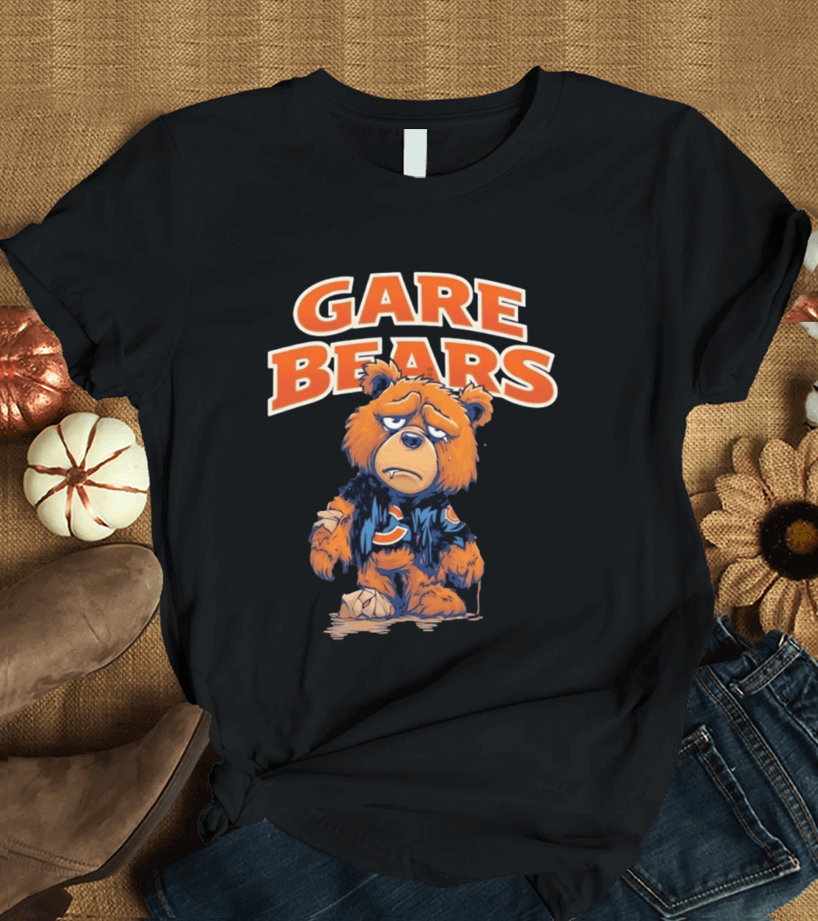 Gare Bears Sad Bear Chicago Bears Football T-Shirt