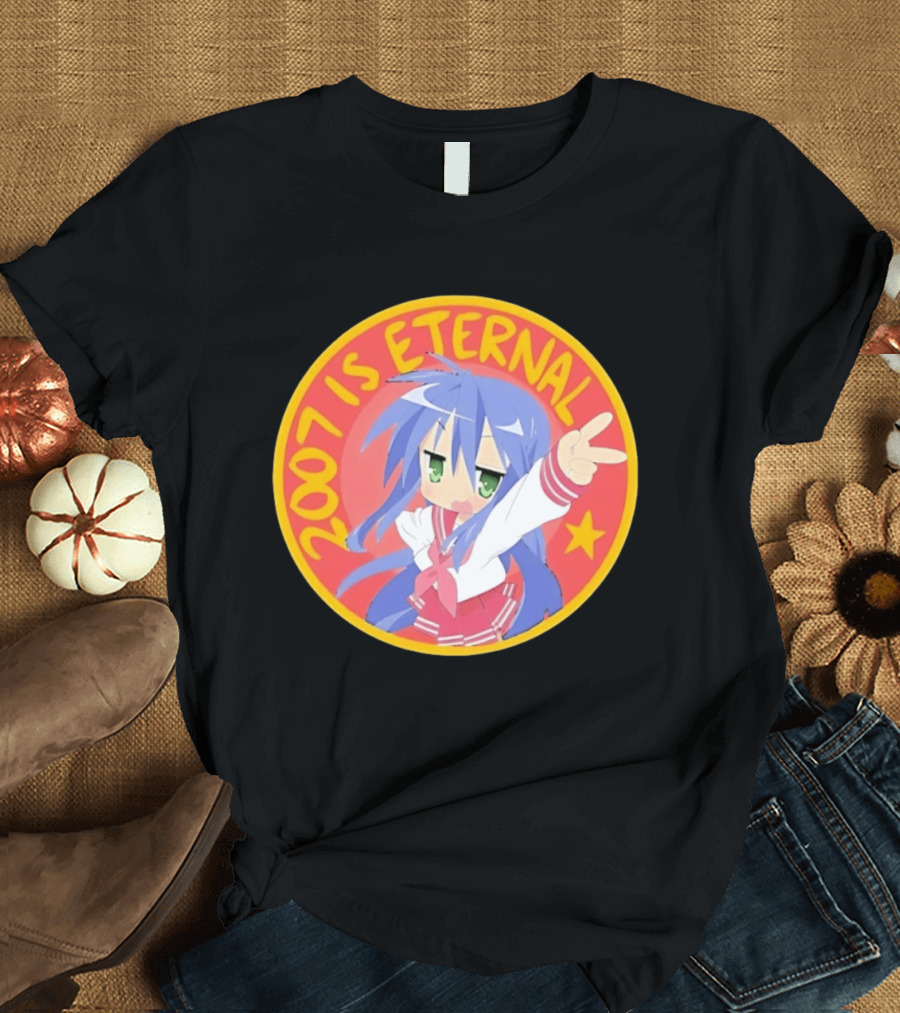 Konata Izumi 2007 Is Eternal Lucky Star Anime T-Shirt