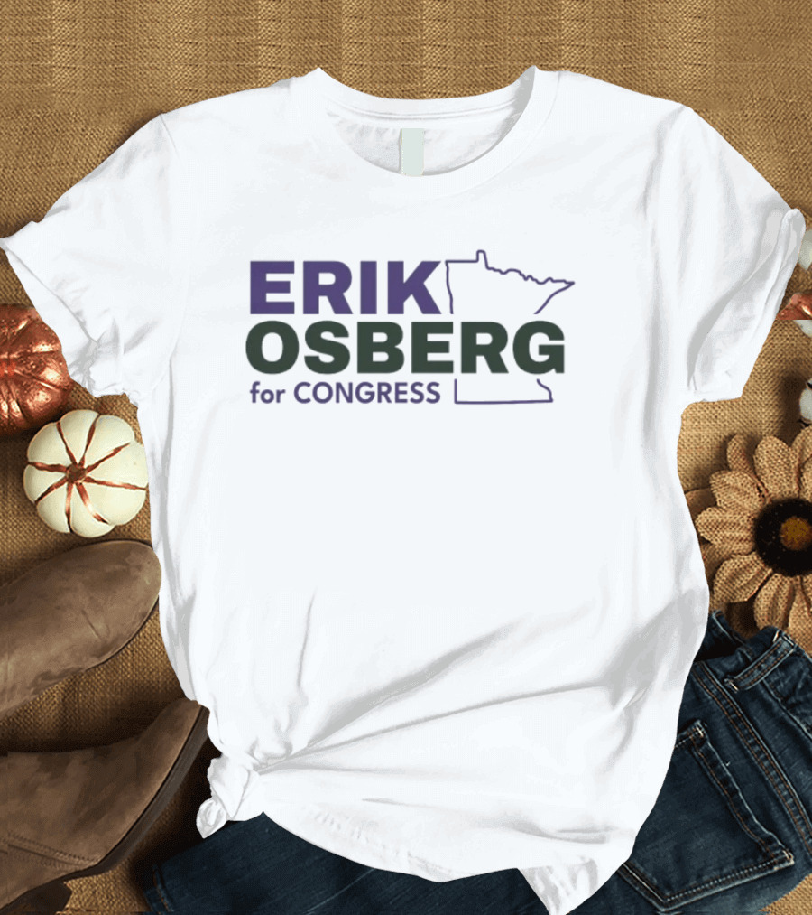 Erik Osberg For Congress 2026 Minnesota Campaign T-Shirt