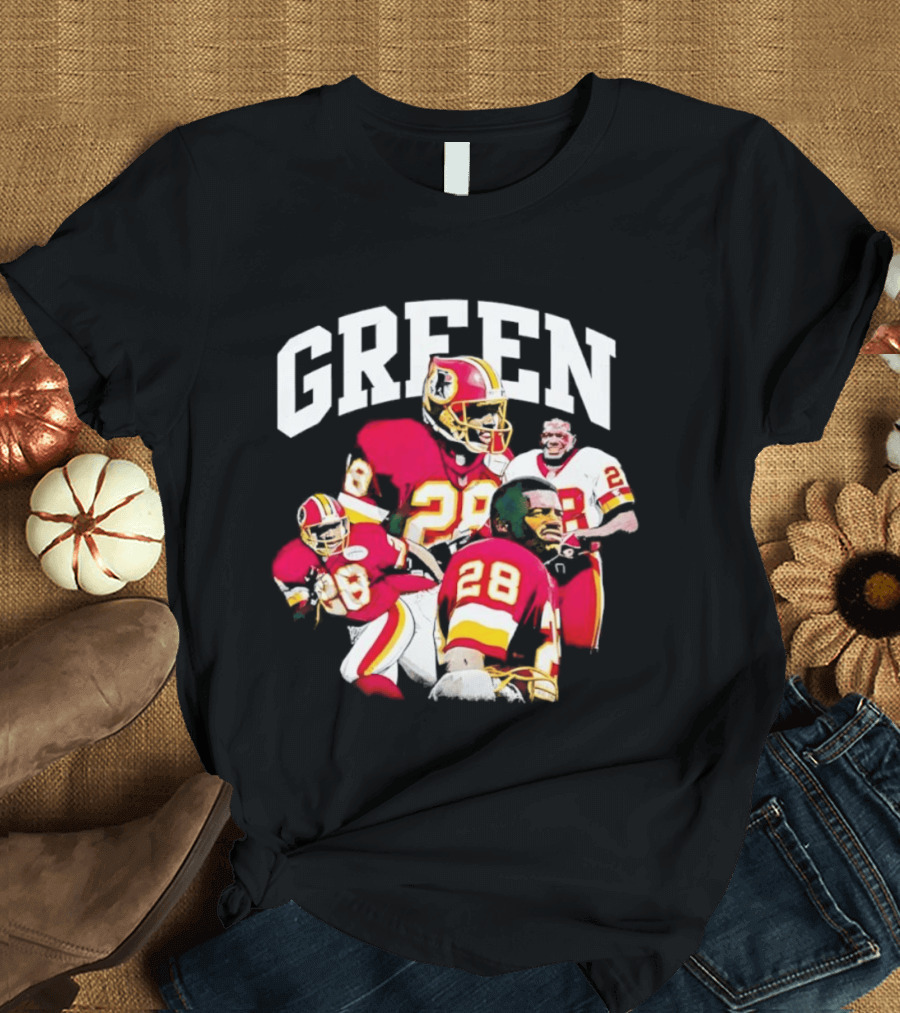 Darrell Green 28 Washington Football Legends Redskins NFL T-Shirt