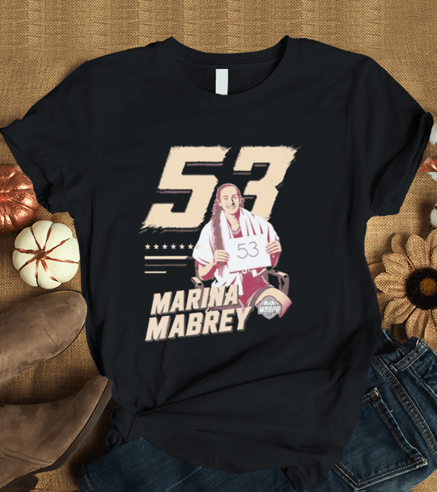 Marina Mabrey 53 Notre Dame Fighting Irish Basketball T-Shirt