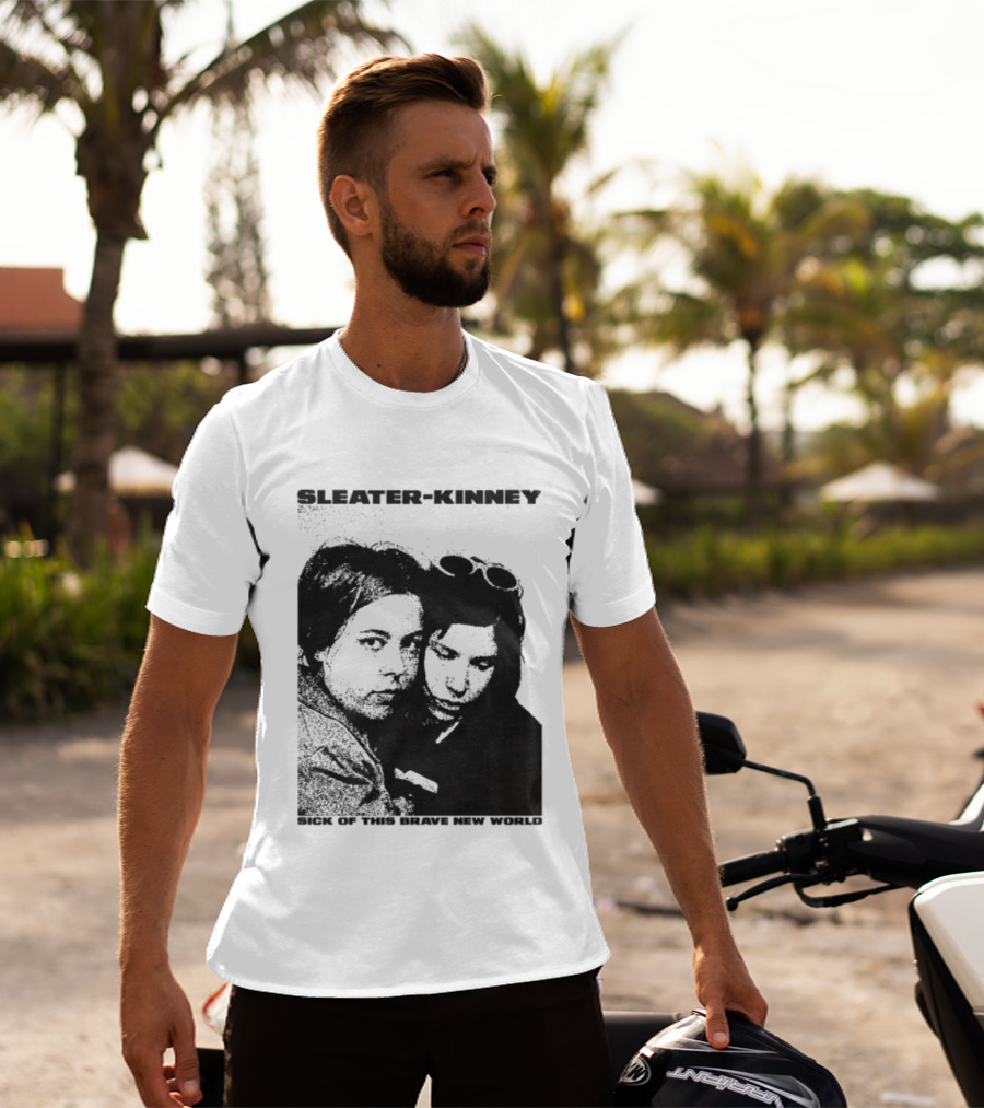 Enterthenight Gallery Store Sleater Kinney Sick Of This Brave New World T-Shirt