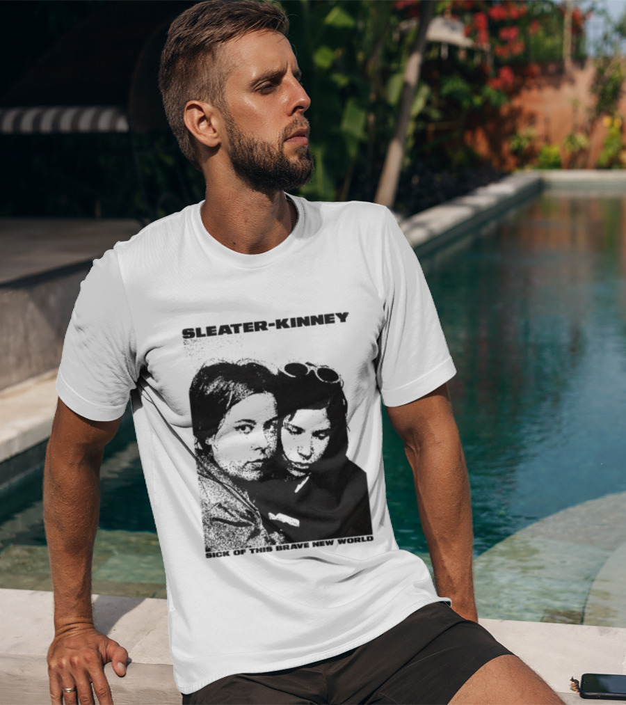 Enterthenight Gallery Store Sleater Kinney Sick Of This Brave New World T-Shirt