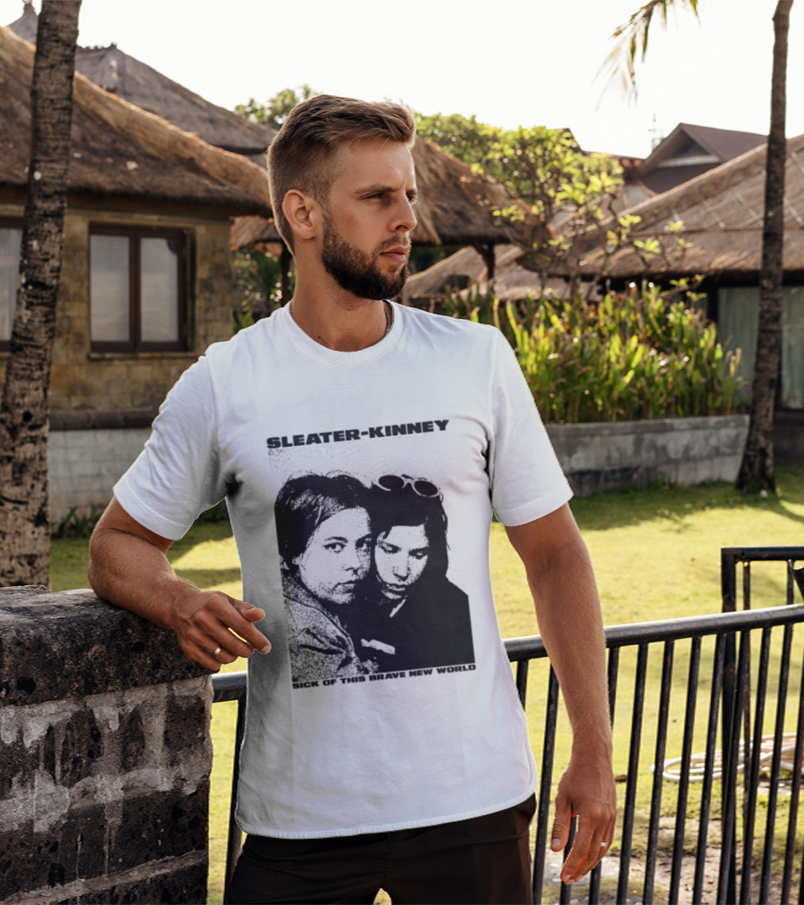 Enterthenight Gallery Store Sleater Kinney Sick Of This Brave New World T-Shirt