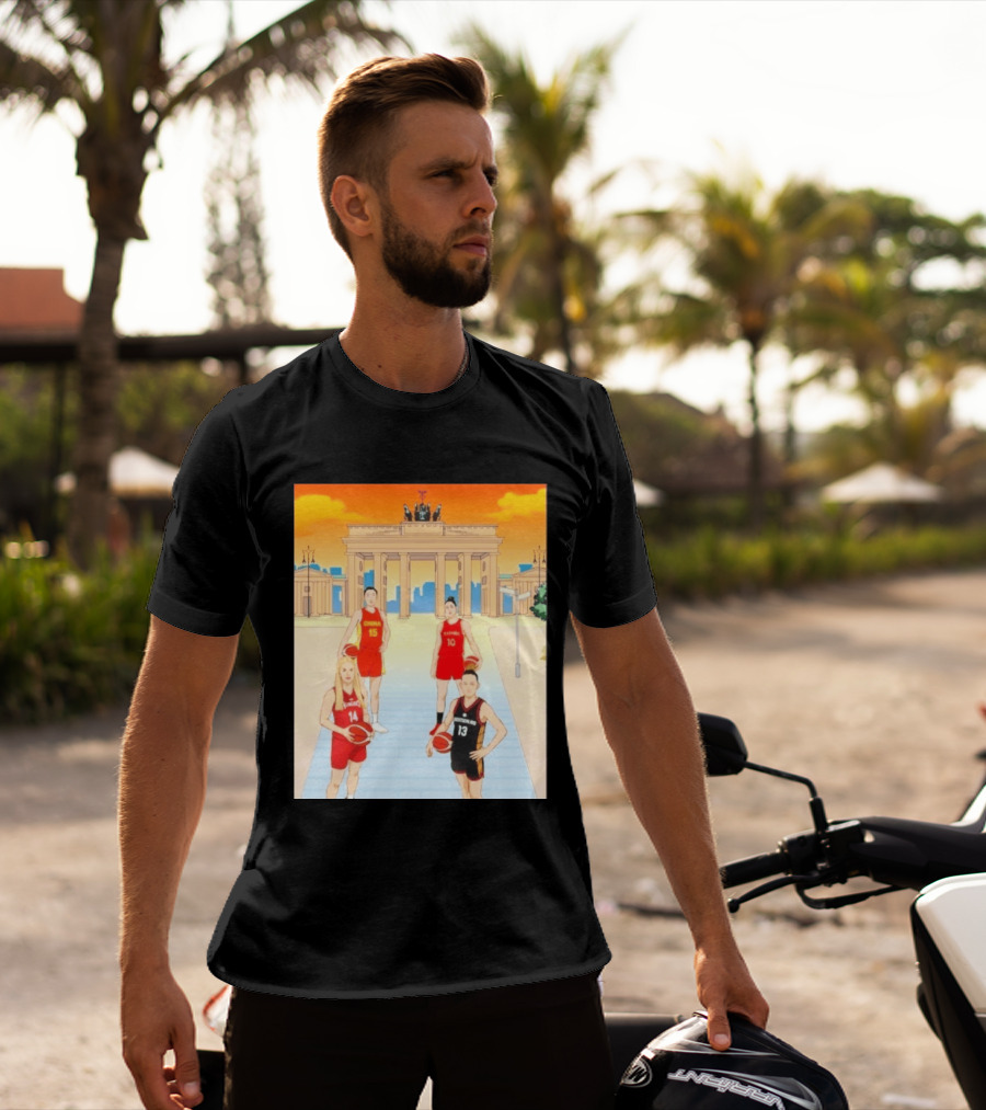 China 15 Espana 10 Hungary 14 Deutschland 13 Basketball Players Berlin T-Shirt