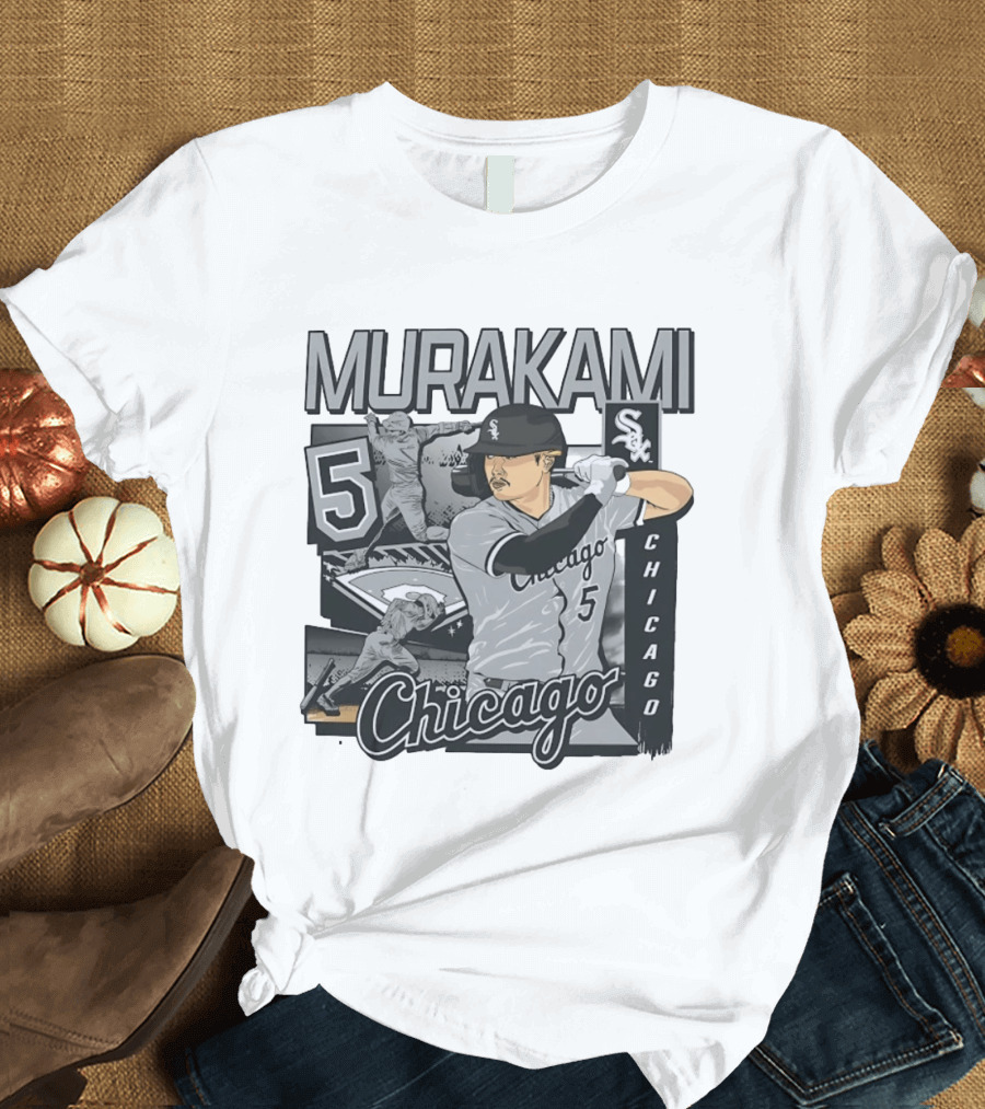 Munetaka Murakami Chicago White Sox 5 Baseball Player Number 5 Chicago White Sox T-Shirt