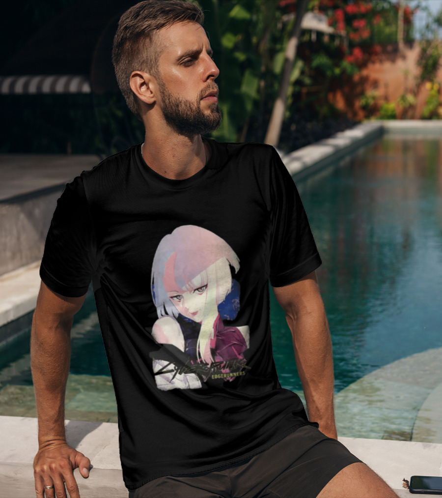 Cyberpunk Edgerunners Lucyna Kushinada Colorful Anime T-Shirt