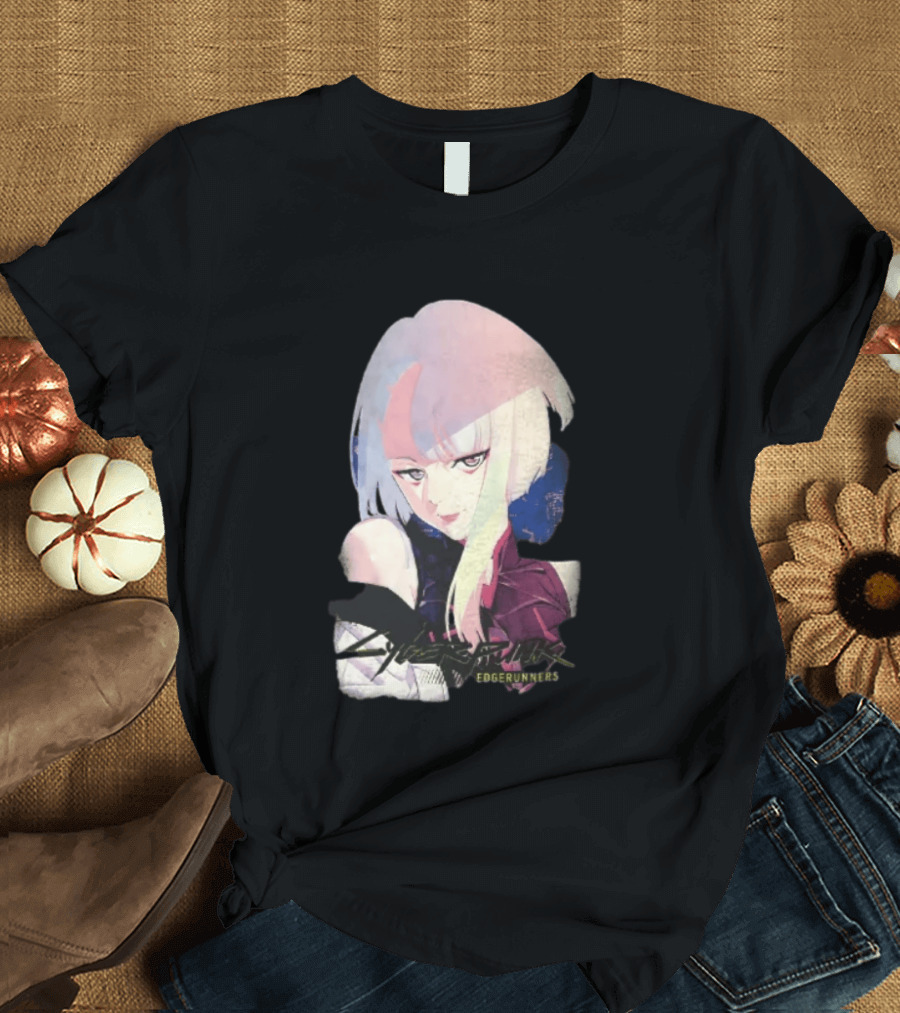 Cyberpunk Edgerunners Lucyna Kushinada Colorful Anime T-Shirt