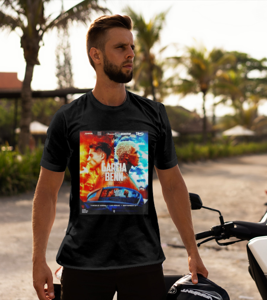 Garcia Vs Benn Live Fight DAZN Mobile Arena Las Vegas September 12th T-Shirt