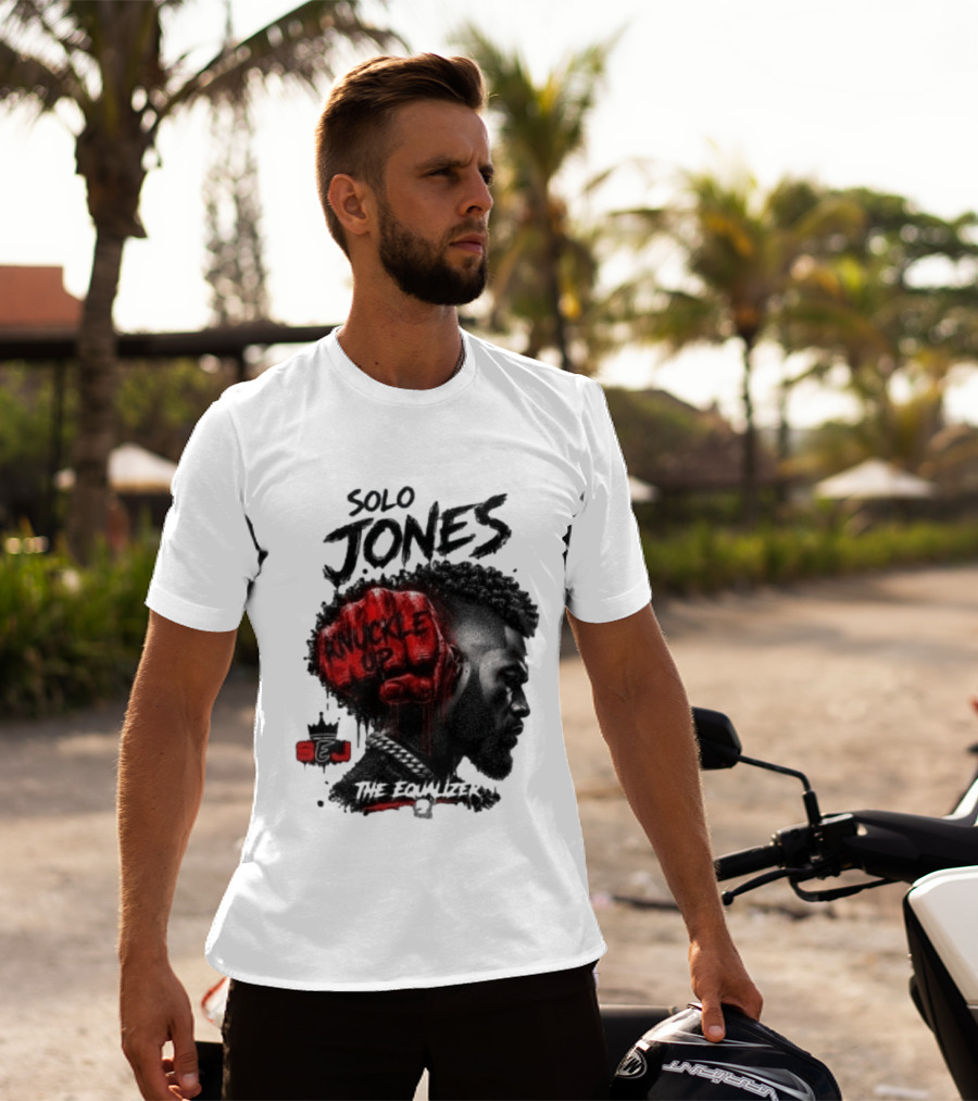 Solo Jones Knuckle Up The Equalizer Red Fist T-Shirt