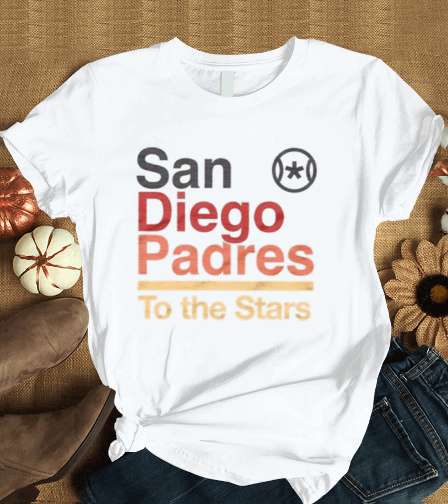 San Diego Padres To The Stars TTS X Homage Classic Ash T-Shirt