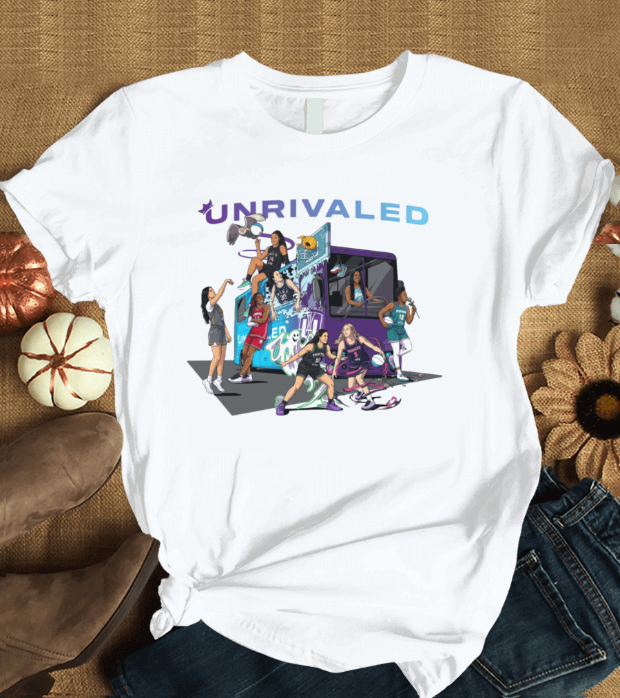 Unrivaled Season 3 Women's Bus Tour Players Uniform Basketball Team T-Shirt
