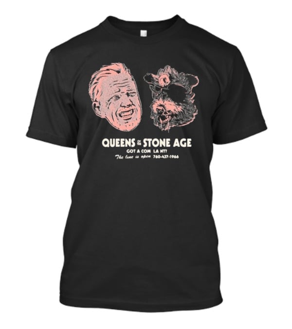 Queens Of The Stone Age Got A Compl La Nv The Line Is Open 760 437 1966 T-Shirt