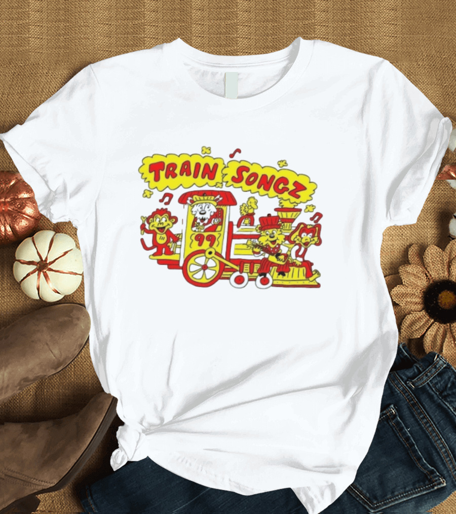 Train Songz 99 Musical Cartoon Animal Band Fun Adventure T-Shirt