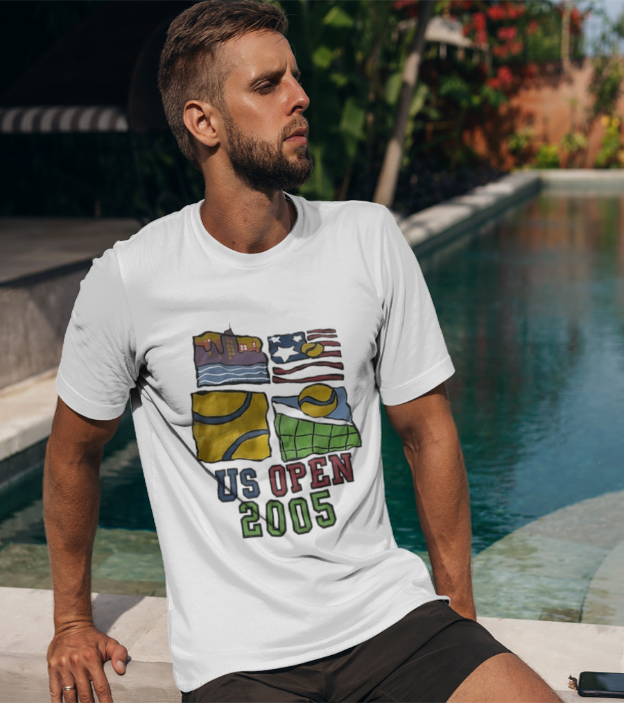 US Open 2005 Tennis Tournament Grand Slam T-Shirt