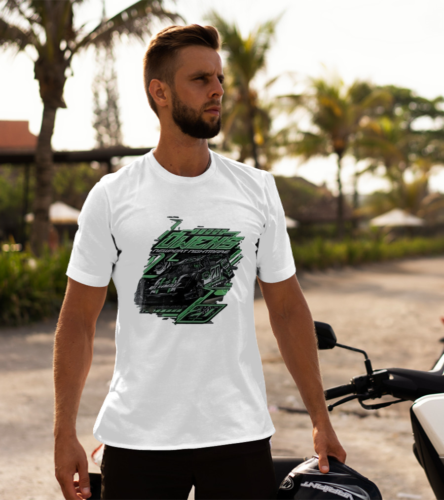 Jimmy Owens Newport Nightmare 20 Car Racing Ultimate 64 Dirt Track 2023 T-Shirt