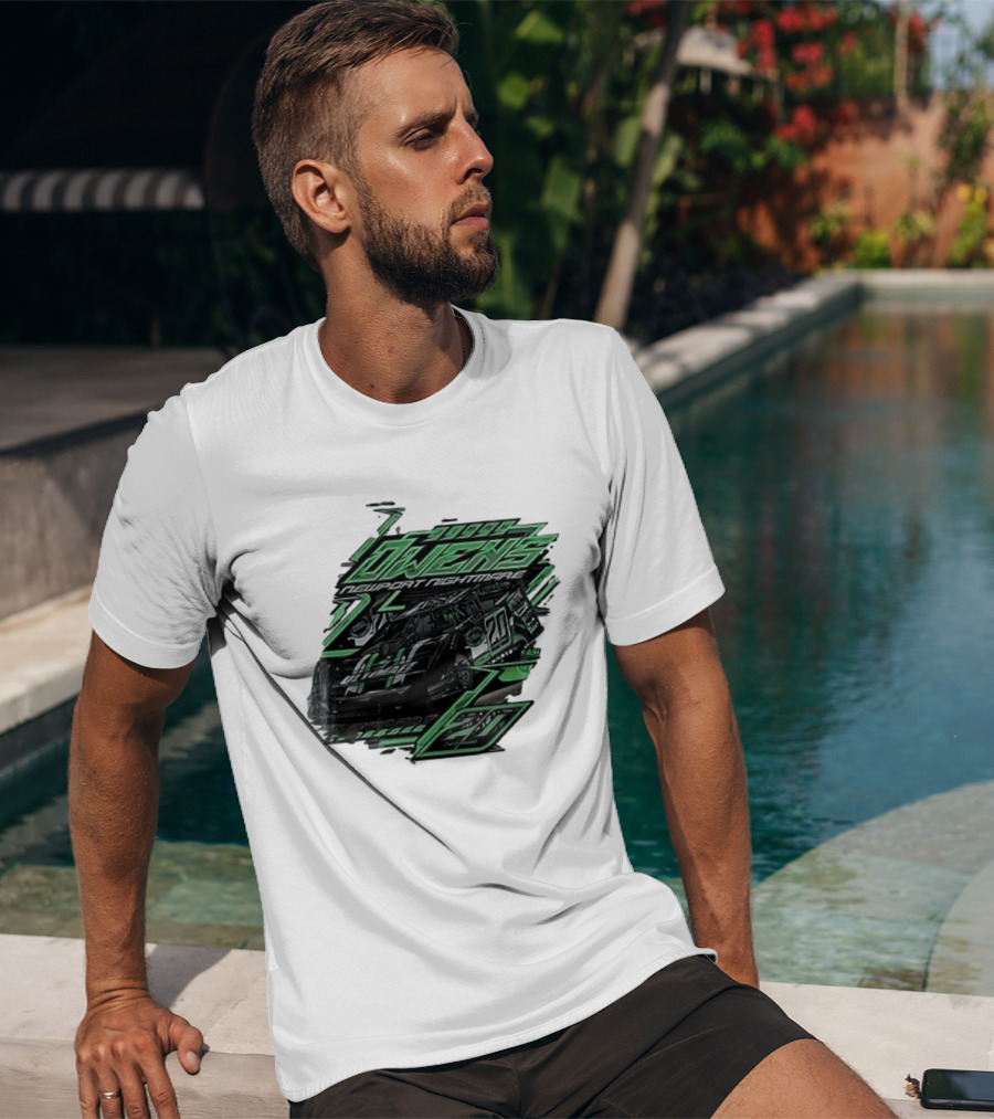 Jimmy Owens Newport Nightmare 20 Car Racing Ultimate 64 Dirt Track 2023 T-Shirt