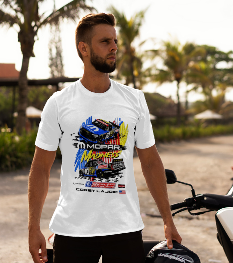 Kaulig Racing Corey LaJoie Mopar Madness 10 Direct Connection NASCAR 2023 T-Shirt