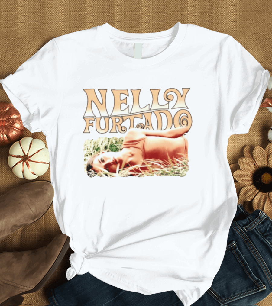 Nelly Furtado Woah Nelly Album Cover Image T-Shirt