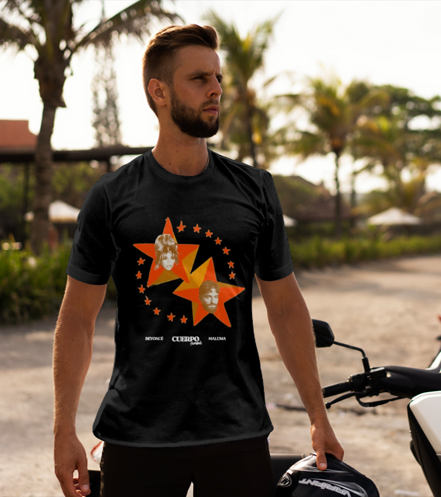 Beyoncé Maluma Cuerpo Tumbao Latin Pop Starry T-Shirt