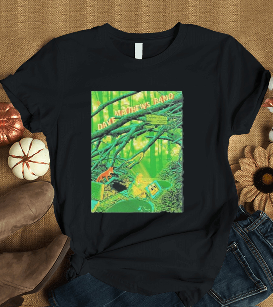 Dave Matthews Band George WA September 4 5 6 2026 At The Gorge Forest Scene T-Shirt