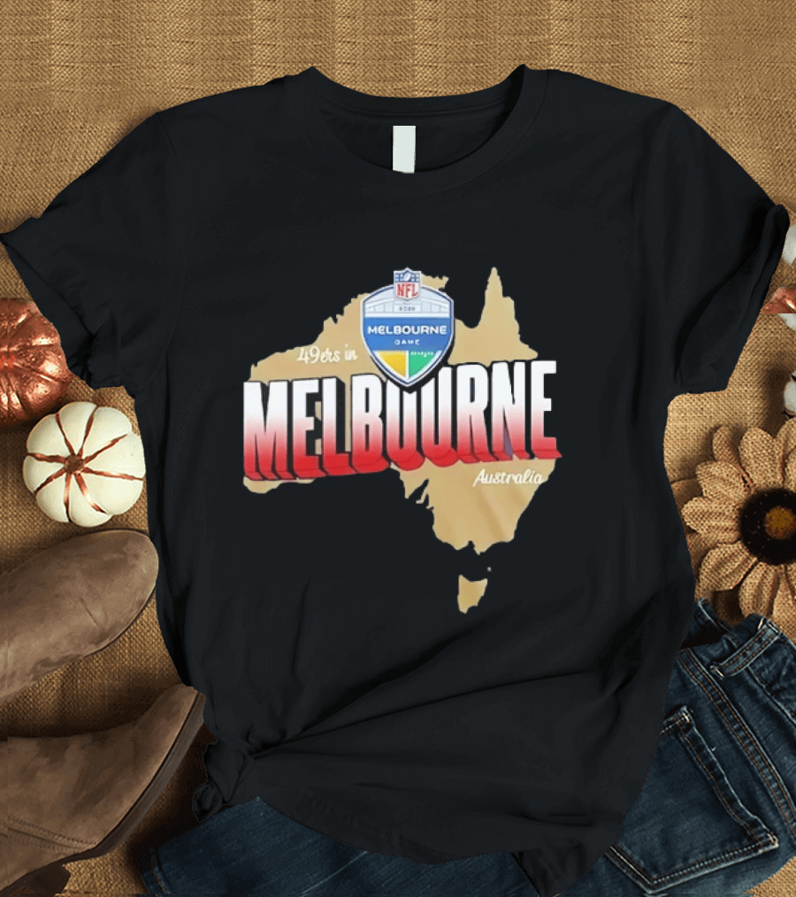 49ers In Melbourne Australia NFL Game 2026 T-Shirt