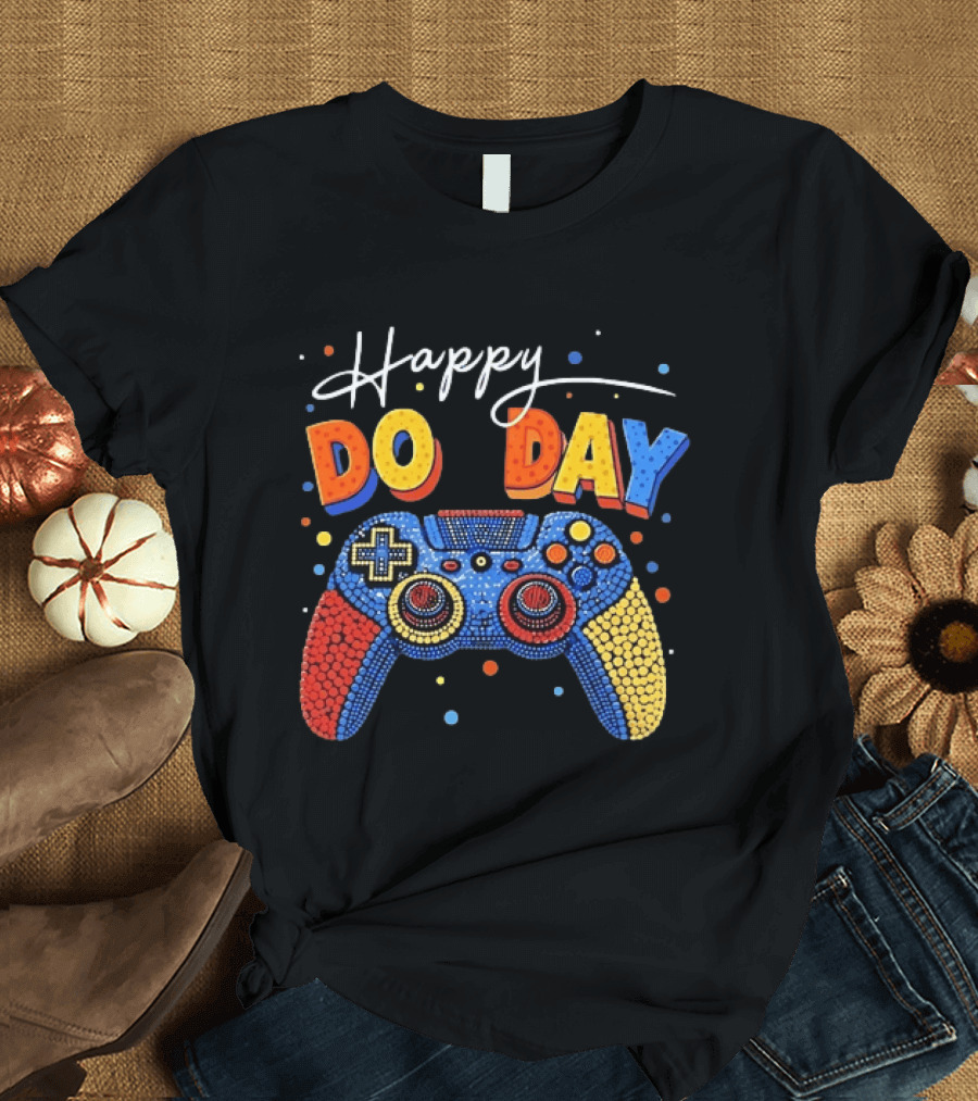 Happy Dot Day Gaming Controller Video Game Celebration T-Shirt