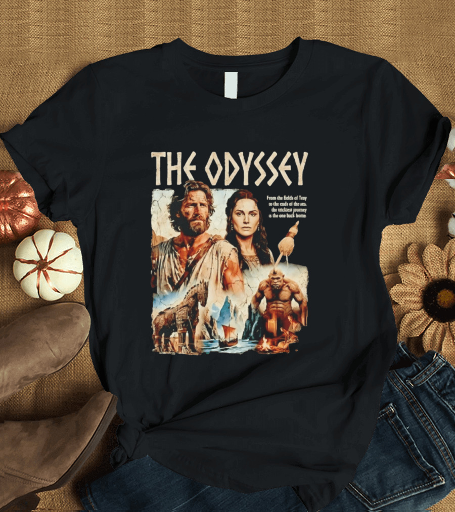 The Odyssey Journey From The Fields Of Troy To The Ends Of The Sea T-Shirt