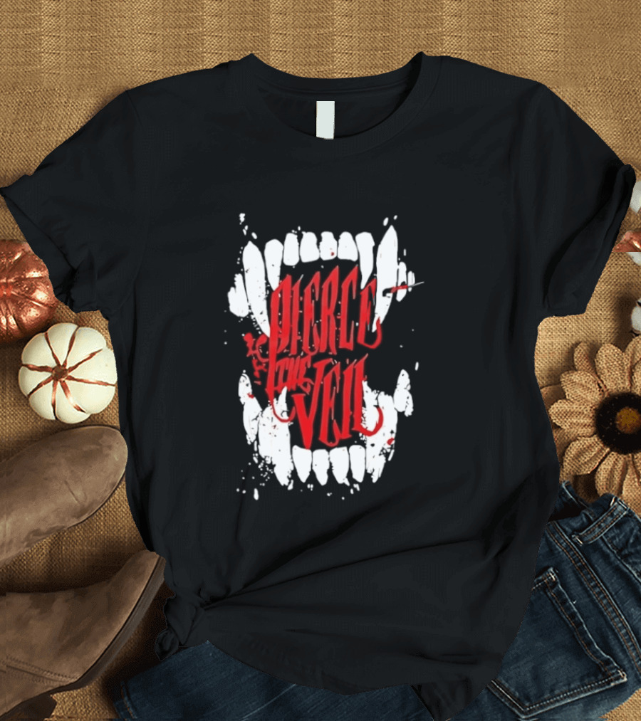 Pierce The Veil Blood Fangs Post Hardcore Band Merch T-Shirt