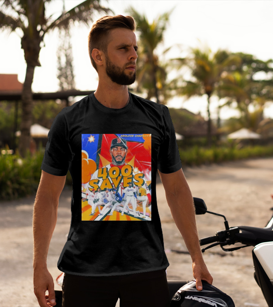 Aroldis Chapman MLB 400 Saves Record Pitcher Highlights T-Shirt