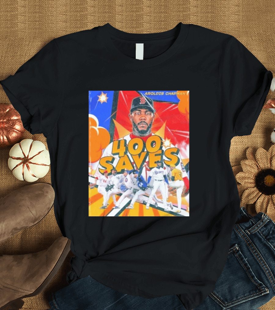 Aroldis Chapman MLB 400 Saves Record Pitcher Highlights T-Shirt