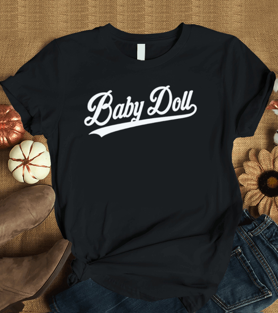 Baby Doll Cursive Script T-Shirt