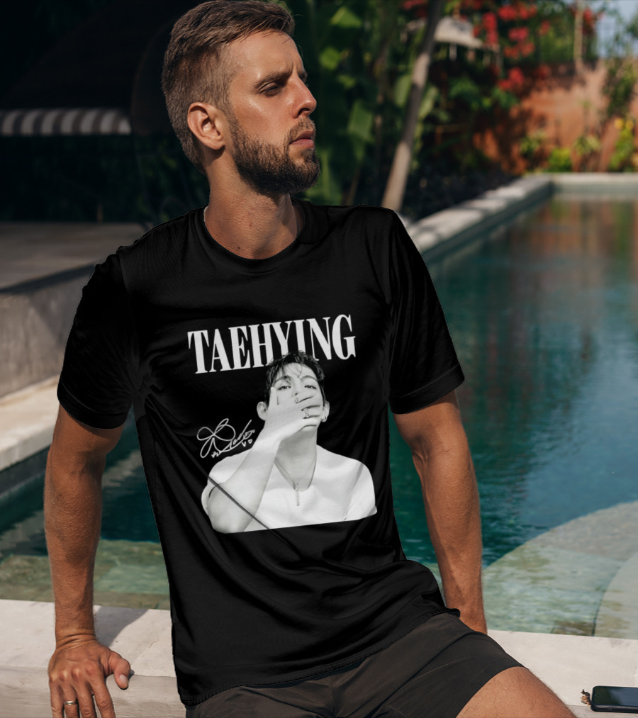 TAEHYUNG BTS V K Pop Fashion Style Signature T-Shirt