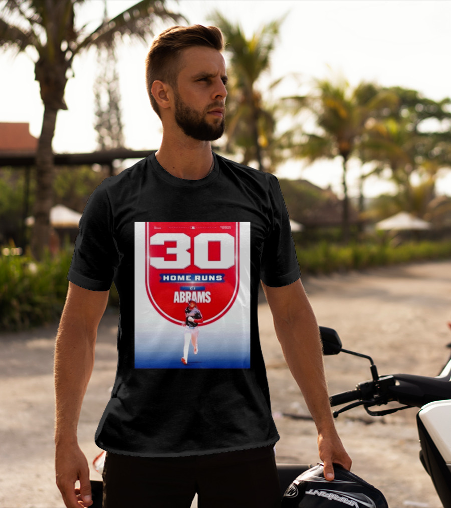 30 Home Runs CJ Abrams Washington Nationals T-Shirt