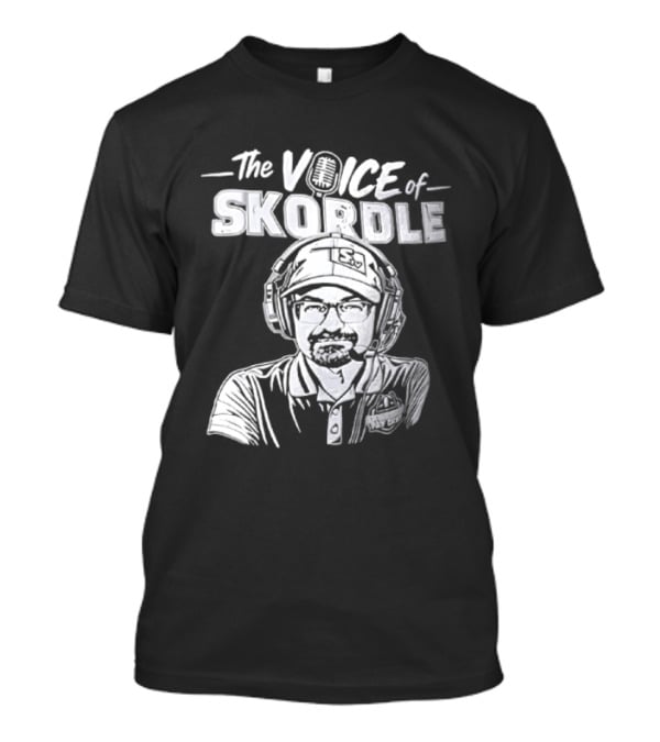 The Voice Of Skordle Podcast Broadcaster Sports Commentator T-Shirt