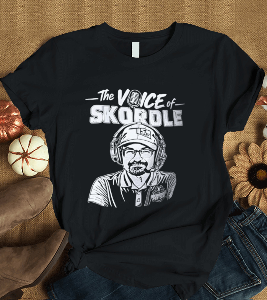 The Voice Of Skordle Podcast Broadcaster Sports Commentator T-Shirt