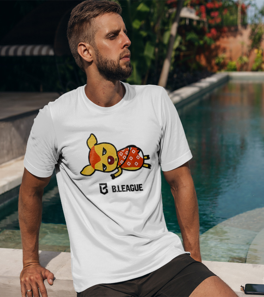 Fauna Animal Crossing Sleeping Character B.LEAGUE T-Shirt