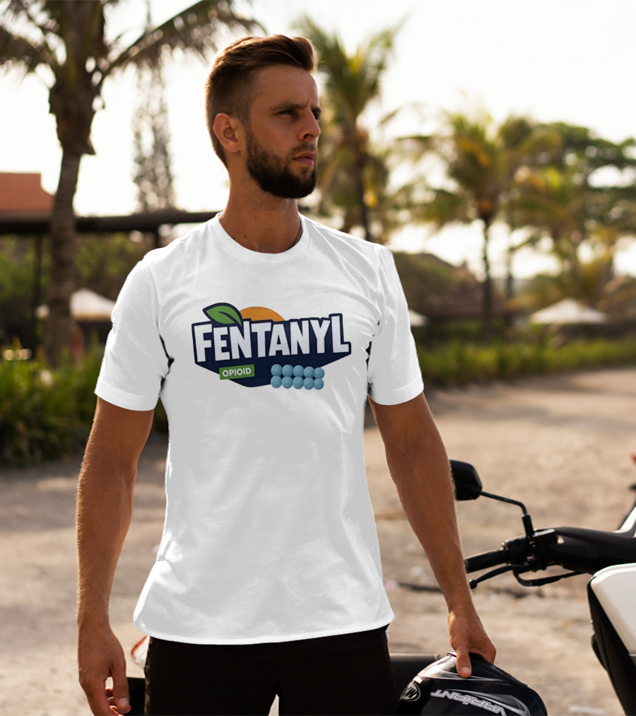 Fentanyl Opioid Satire Orange Fruit T-Shirt
