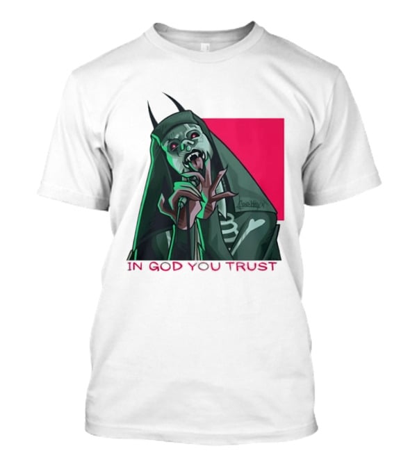 In God You Trust Demon Vocalist Metal Horror T-Shirt