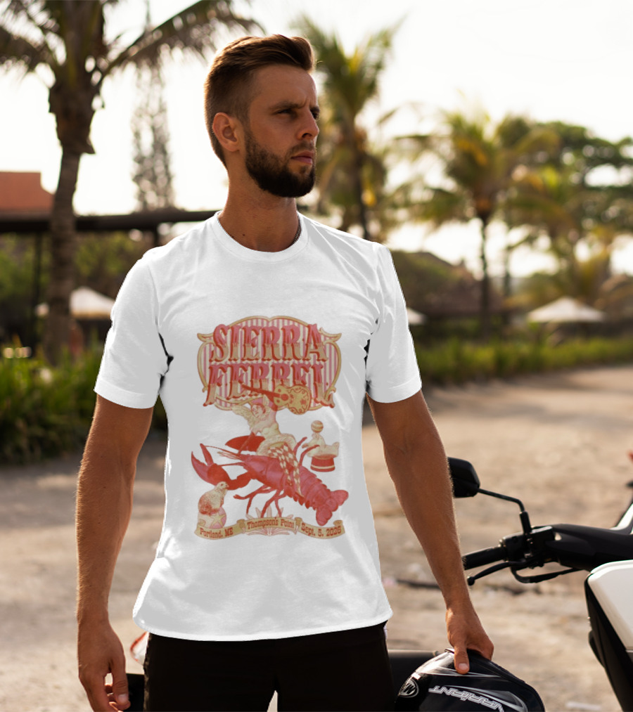 Sierra Ferrell Thompson's Point Portland ME September 5 2026 Vintage Lobster Event T-Shirt