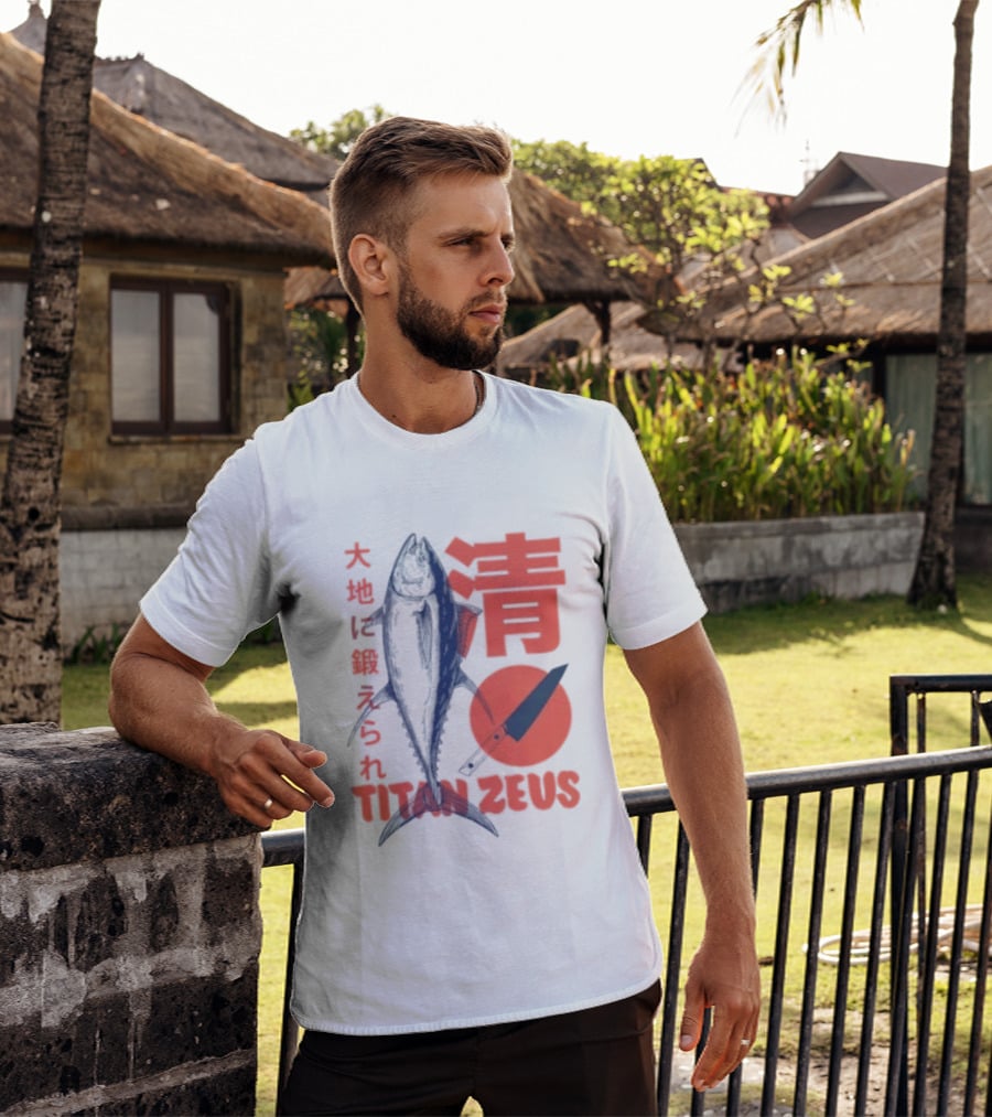 Titan Zeus Japanese Tuna Fish T-Shirt