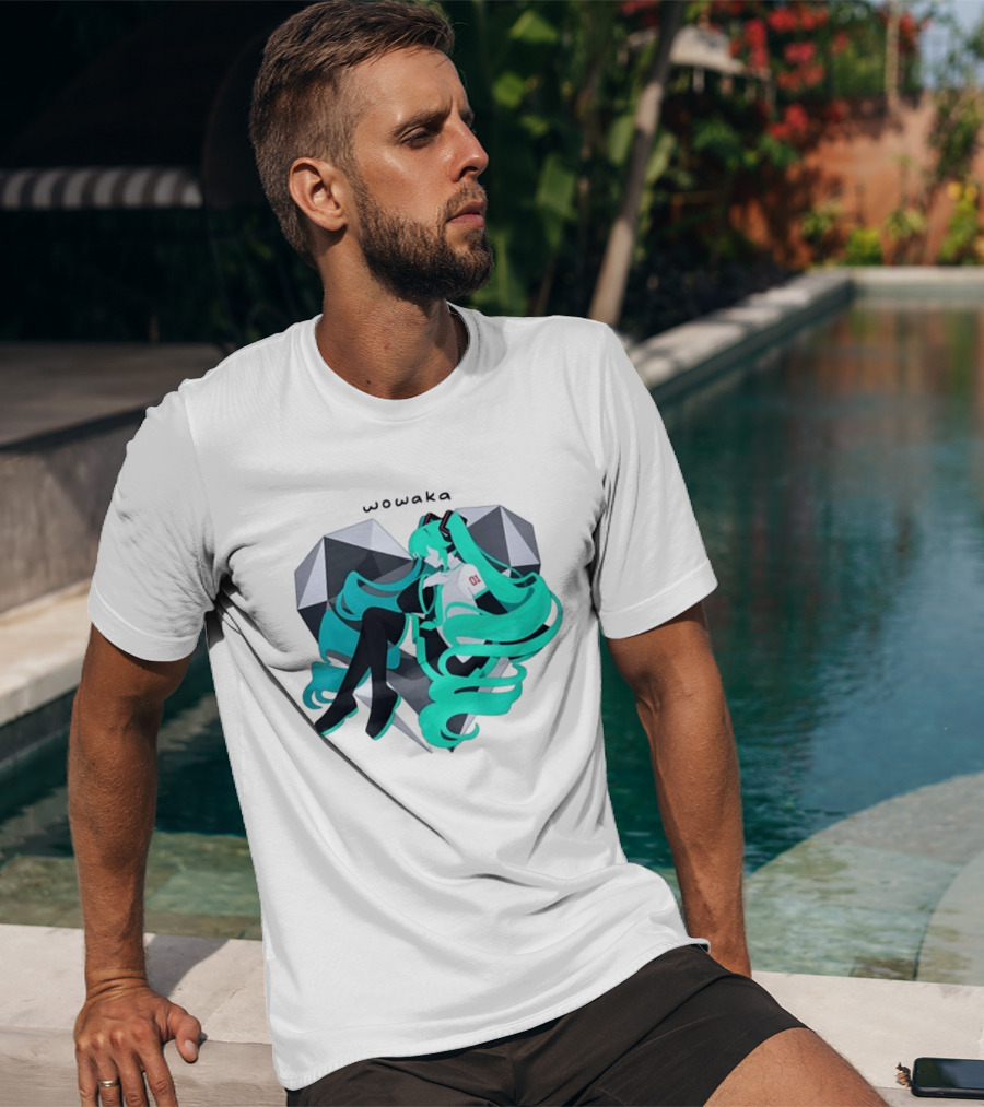 Wowaka 01 Hatsune Miku Heart Vocaloid Anime T-Shirt