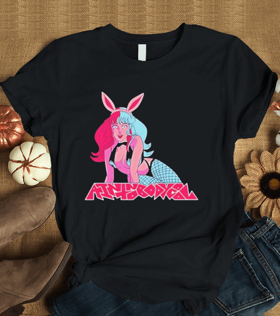 Ain't Nobody Anime Aesthetic Bunny Girl Vibrant Neon T-Shirt