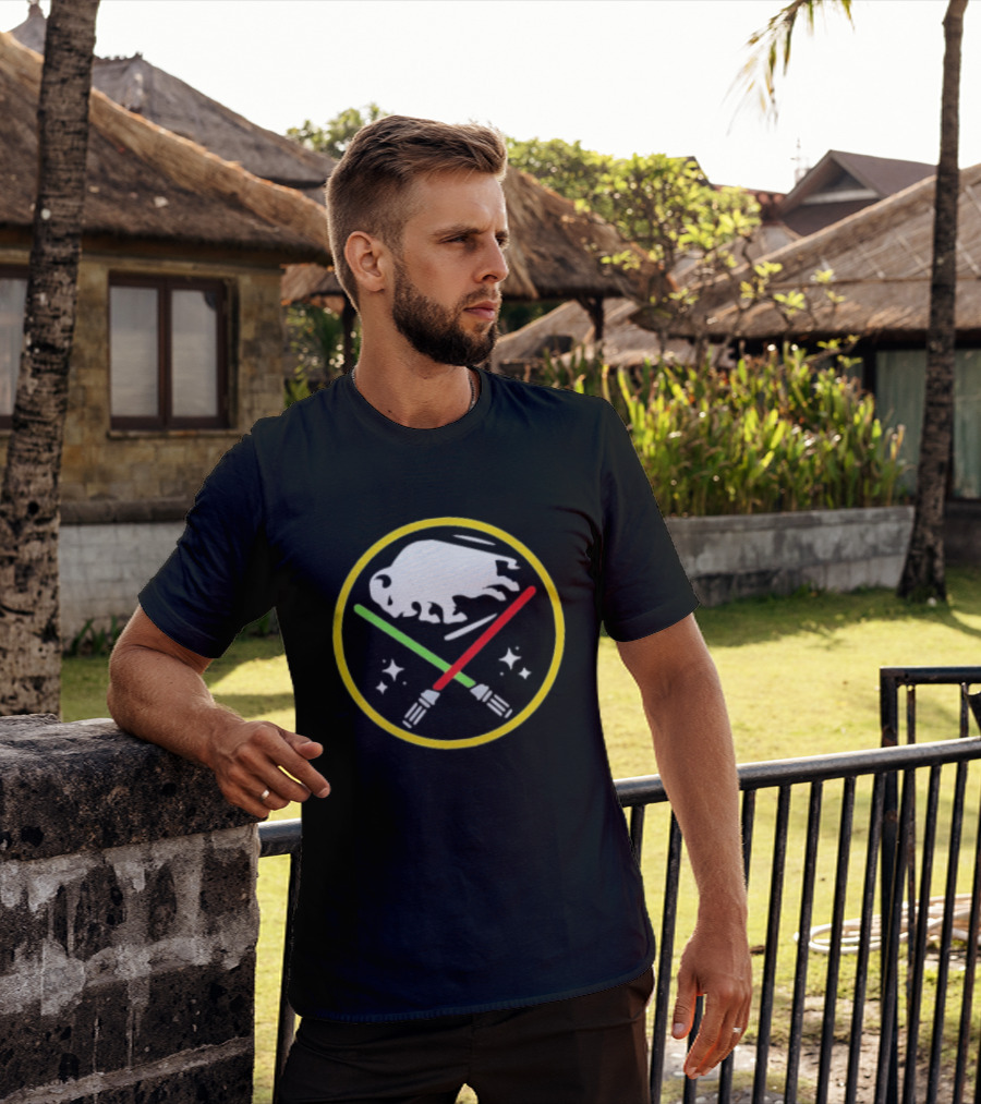 Buffalo Sabres X Star Wars May The 4th Be With You Lightsabers T-Shirt