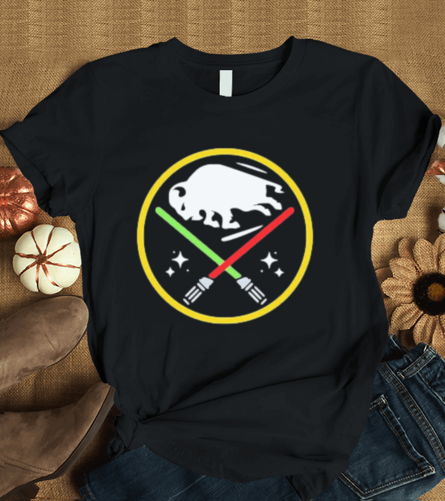 Buffalo Sabres X Star Wars May The 4th Be With You Lightsabers T-Shirt