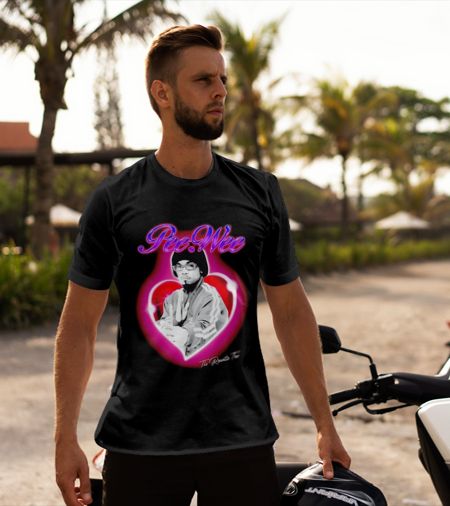 Pee Wee The Romantic Tour Heart Iconic Rap Hip Hop Artist T-Shirt