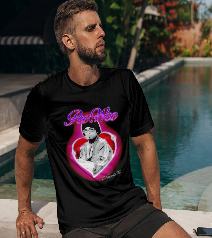 Pee Wee The Romantic Tour Heart Iconic Rap Hip Hop Artist T-Shirt