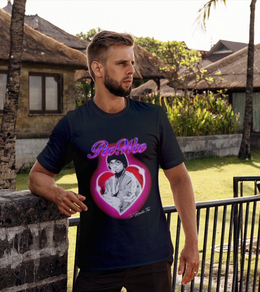 Pee Wee The Romantic Tour Heart Iconic Rap Hip Hop Artist T-Shirt