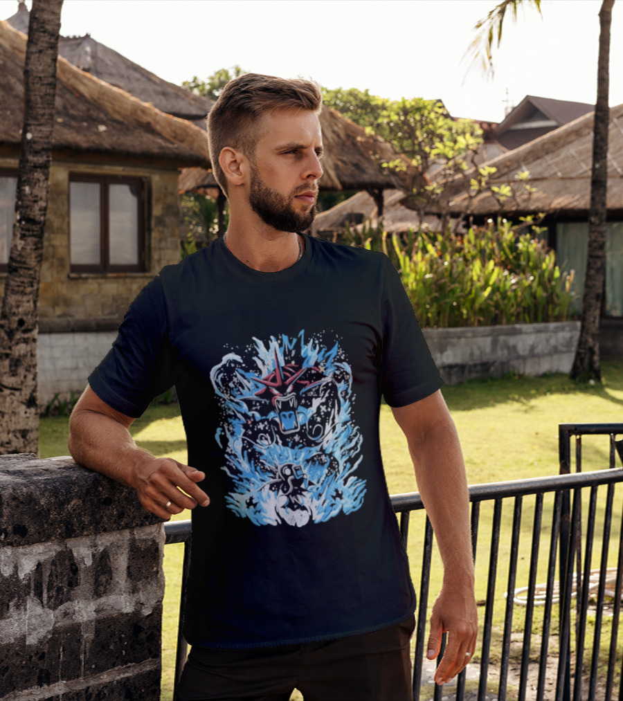 Shiny Rage Water Dragon Splash T-Shirt